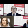A screenshot from the webinar showing Dr Hana Ross, Nicola Sudan, Tim McIntyre, Tim Driscoll and Ruggero Milanese